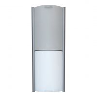 Showerbox, 2 éléments coulissants, 070 argent mat, H 570 mm