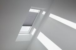 Store plissé gris foncé 78 cm x 140 cm