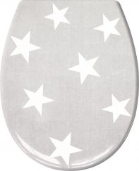  Lunette de WC Nova platine 37 x 45 cm  