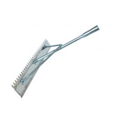 Rablet à goudron, lame d'un côté dentée Gr. 750x100x2.5, sans manche