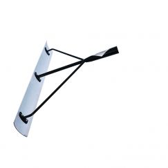 Rablet à goudron "Zurich" lame bombé, 750x100x2,5 mm, sans manche
