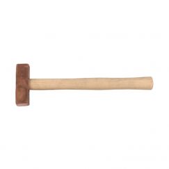 Marteau en cuivre Grandeur gr.: 250, Long. de manche cm: 26