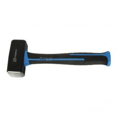 Massette avec manche en fibre de verre Pois de la tête gr: 1000, Longueur cm: 26