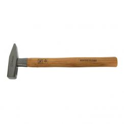 Marteau de serruriers avec manche Hickory Pois de la tête gr: 1500, Long. de manche mm: 380