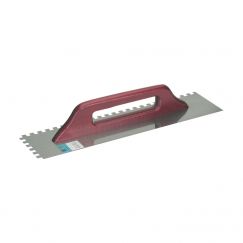 Plâtoir à colle, INOX Fig. de denture: E 8, Grandeur mm: 500/130