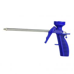 Pistolet pour mousse de montage à jeter, en matiere splastic