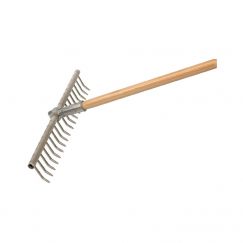Râteau à semailles et à aplanir pour l'horticultur 26 dents, pour semailles s.m.