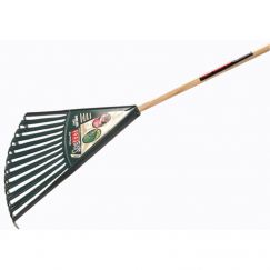 Balai à feuilles en plastique "True Temper" Dents: 11, Largeur mm: 600, Long. manche cm: 135