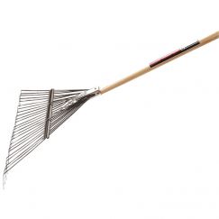 Balai à feuilles "True Temper" Dents: 24, Largeur mm: 560, Long. manche cm: 140