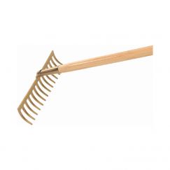 Râteau de jardin Dents: 16, Largeur mm: 405, Long. manche cm: 170