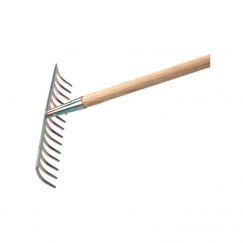 Râteau de jardin Dents: 14, Largeur mm: 350, Long. manche cm: 170