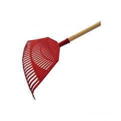 Balai à feuilles "Midi" rot Long. de manche cm: 135, Largeur cm: 55