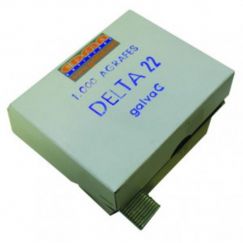 Agrafes "EDMA" DELTA 22, zingué A carton à 1000 pcs