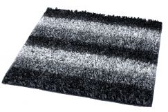 Tapis de bain Lounge gris 60 x 60 cm