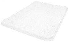 Tapis de bain Trend blanc 60 x 90 cm