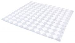  Tapis de bain Merida gris 60 x 60 cm 