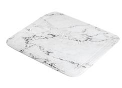  Tapis anti-dérapant Marble anthracite 55 x 55 cm  