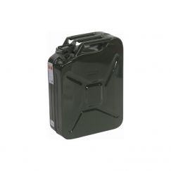 Bidon à essence modèle d’ordonnance Couleur: noir RAL 9005, Contenu: 20l