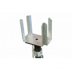 Fourche pour etai Dorn mm: 38, Balkenauflage mm: 170/85, Höhe mm:175