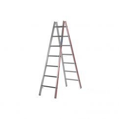 Echelle double à échelons, deux côtés, SC 40 Échelons: 2x8, Long. env. m: 2.33