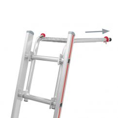 Ecarteur, facade pour echelle, télescopique