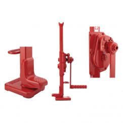 Cric en acier ROBOR, série 30, 5,0 t avec manivelle de securite