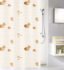  Rideau de douche Miami beige 180 x 200 cm  