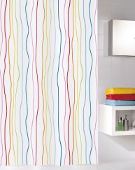  Rideau de douche Jolie multicolor 180 x 200 cm  