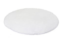 Tapis de bain Relax blanc 100 cm rond