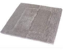  Tapis de bain Havanna argent 55 x 65 cm  