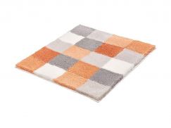 Tapis de bain Caro saumon 55 x 65 cm