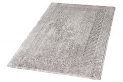  Tapis de bain Arizona argent 80 x 140 cm  