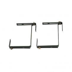 Crochets pour caissettes à fleurs couleur: brune, 2-fois réglables