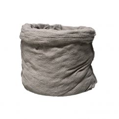 Pot pour plantes "Sacco" ivory Dimension extérieure Ø cm: 27, hauteur cm: 22