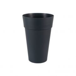 Pot porur plantes Houston anthracite Dimension extérieure Ø cm:40, hauteur cm: 62.6