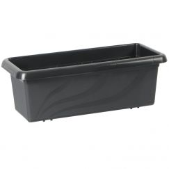 planteur Albis, gris foncé 80x17x4.5 cm
