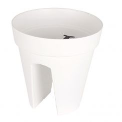 BALKONTOPF CAPRI 30CM WEISS Aussenmass Ø cm: 30, Höhe cm: 30