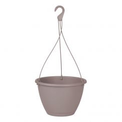 HÄNGEAMPEL ALGARVE 25CM TAUPE Aussenmass Ø cm: 25.2, Höhe cm: 17.1