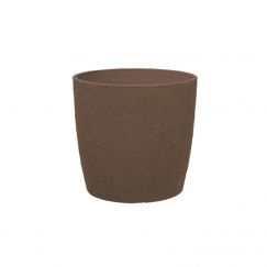 Pot pour plantes "Modena" chocolate dimension extérieure Ø cm: 25, hauteur: 24