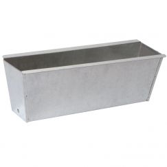 CAISSE POUR PLANTES GALVANISE Mesure extérieure cm: 35.5x12.5, Hauteur cm: 12