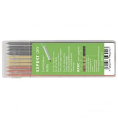 Set de mines de rechange pour Dry All-In-One marq. Basic, couleu: rouge, jaune, graphite