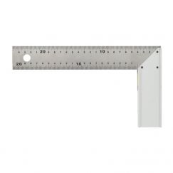 Equerre de menuisiers, Inox branche mm: 125, lame mm: 200