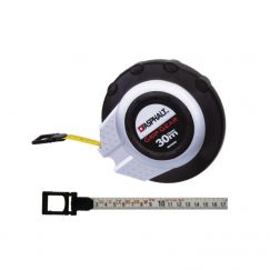 Mètre à ruban en acier "Grip Gear" Longueur m: 30, Larg. du ruban mm: 13