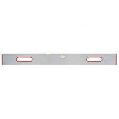 Latte à niveler ALU avec fioles et poignées Longueur m: 2.5, Profil mm: 100x18