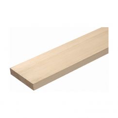 Règle à niveler en bois africain Longueur m: 2.5, Profil mm: 120x22
