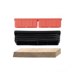 Embouts (Paire) Grandeur mm: 100/18, en matière: PVC