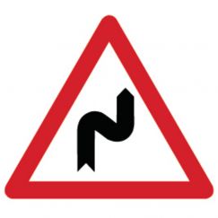 1.03 Double virage, le premier à droite Grandeur cm: 90, Exécution: Scotchlite HIP