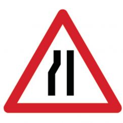 1.09 Chaussée rétrécie à gauche Grandeur cm: 90, Exécution: Scotchlite HIP