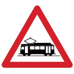 1.18 Tramway ou chemin de fer routier Grandeur cm: 60, Exécution: Scotchlite HIP