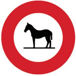 2.12 Circulation interdite aux animaux Ø cm: 40, Exécution: Scotchlite HIP